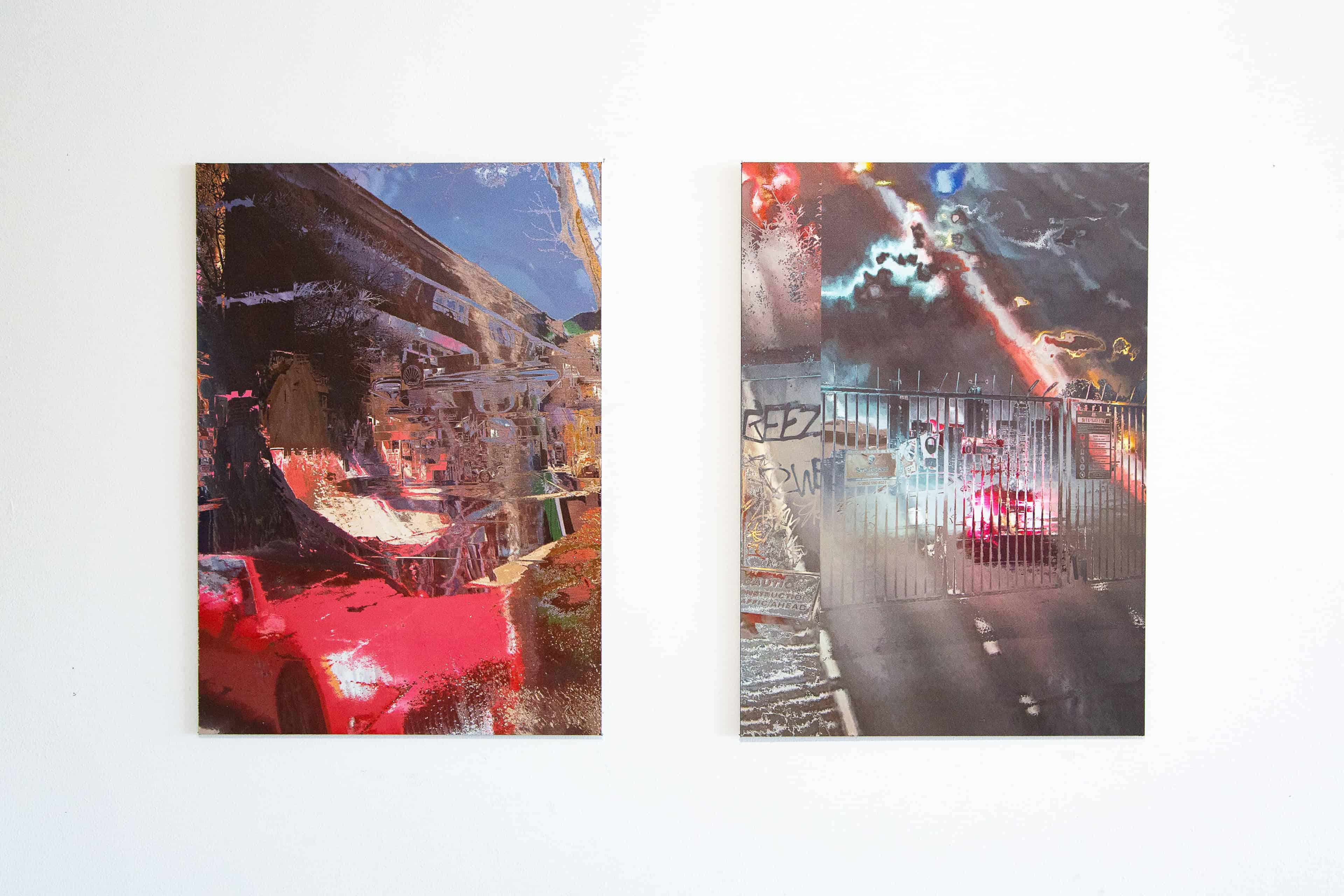 Red Maserati and Road to Paradise (left to right) image