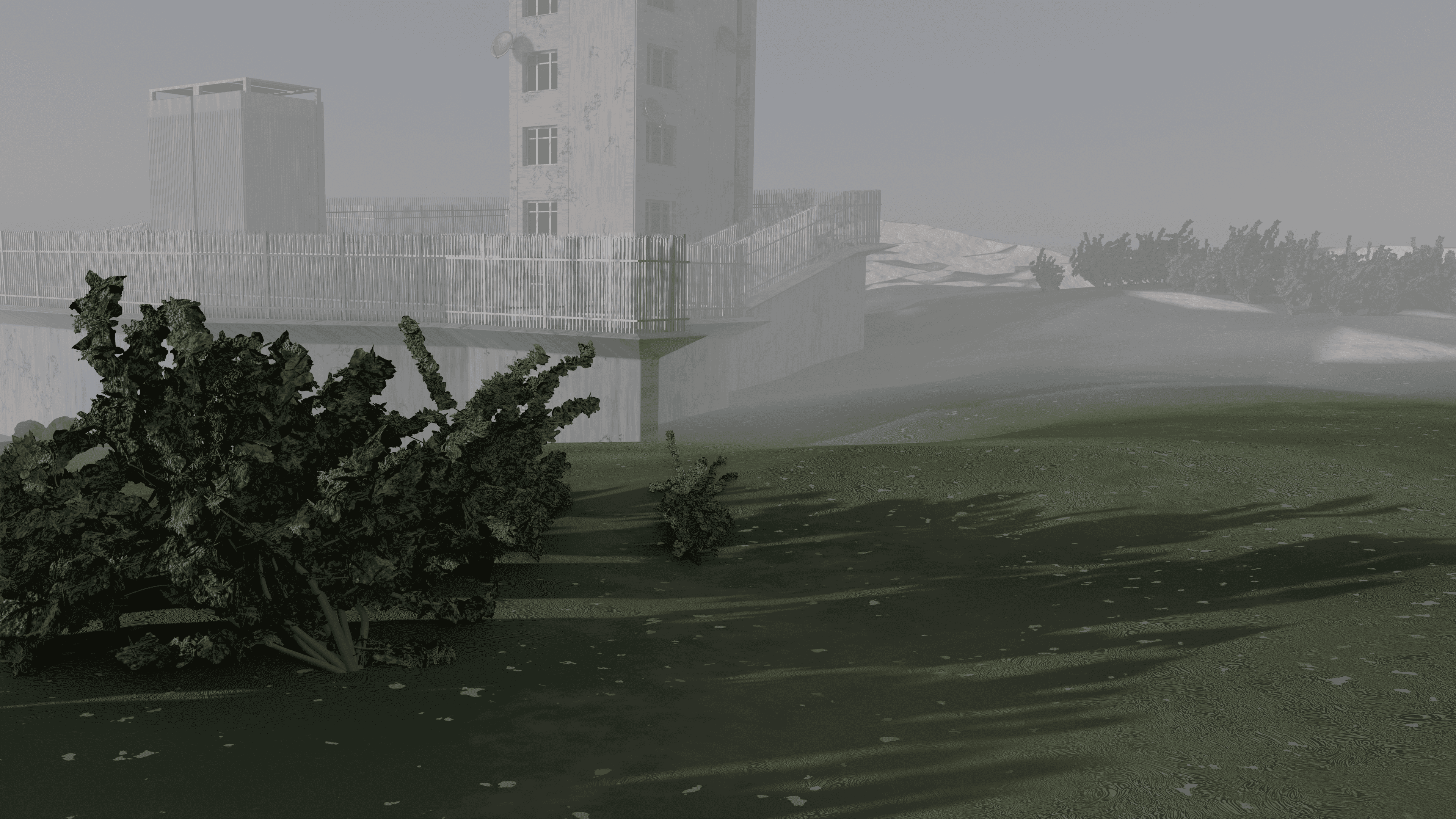 Work in progress on 3D scene image